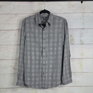 Royal Robbins Gray UV Protect Button Down Shirt Sz Sm NWT